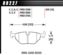 Load image into Gallery viewer, Hawk 92-95 BMW 325iS HT-10 Race Rear Brake Pads - Black Ops Auto Works