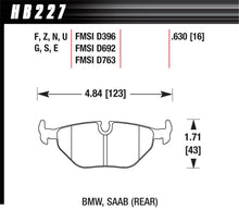 Load image into Gallery viewer, Hawk 95-99 BMW M3 E36 HP+ Street Rear Brake Pads - Black Ops Auto Works