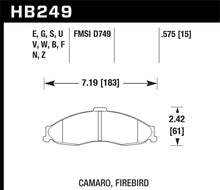 Load image into Gallery viewer, Hawk 98-02 Camaro/Firebird HP+ Street Front Brake Pads - Black Ops Auto Works