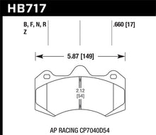 Load image into Gallery viewer, Hawk AP Racing CP7040D54 HPS 5.0 Brake Pads - Black Ops Auto Works