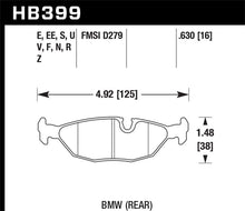 Load image into Gallery viewer, Hawk BMW Motorsport 16mm Thick DTC-60 Rear Race Brake Pads - Black Ops Auto Works