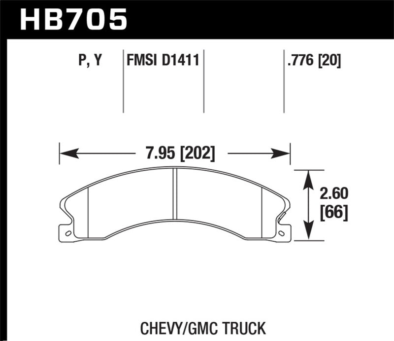 Hawk Chevy/GMC Express/Silverado/Savana/Sierra 15/25/35/4500 SuperDuty Rear Street Brake Pads - Black Ops Auto Works