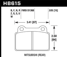Load image into Gallery viewer, Hawk EVO X HPS Street Rear Brake Pads - Black Ops Auto Works