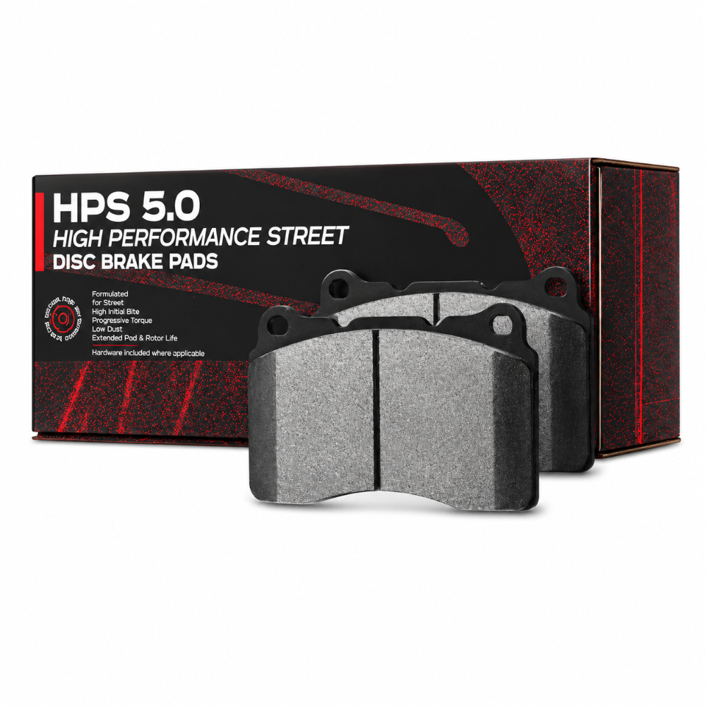Hawk HPS 5.0 rear brake pads HB987B.575 for the 2023–2024 Toyota GR Corolla