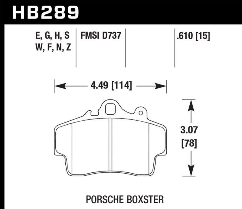 Hawk HP+ Street Brake Pads - Black Ops Auto Works