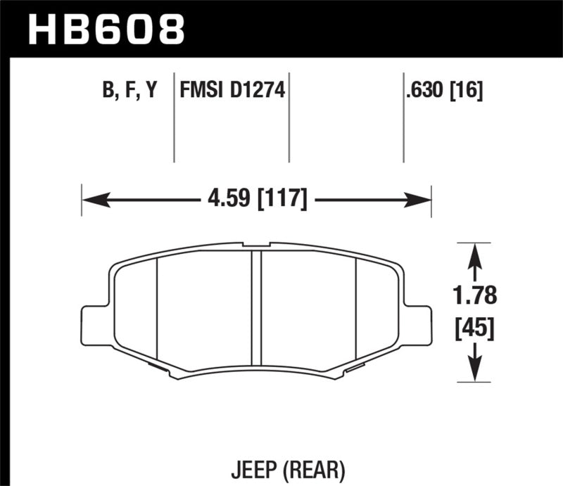 Hawk HPS Street Brake Pads - Black Ops Auto Works