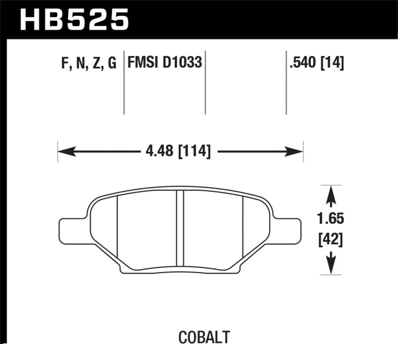 Hawk HPS Street Brake Pads - Black Ops Auto Works