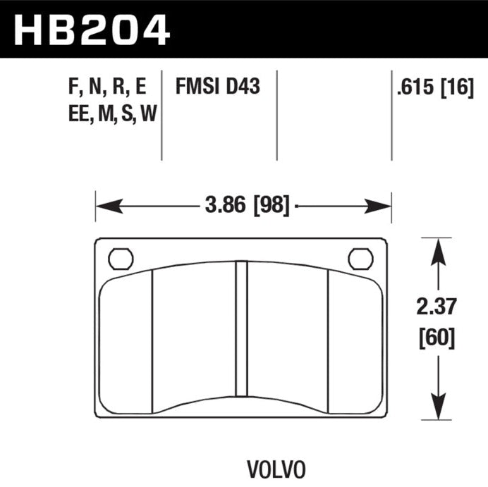 Hawk Performance Hawk HPS Street Brake Pads