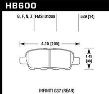 Load image into Gallery viewer, Hawk Infiniti G35 Sport/G37 / 08-10 Nissan Rogue / 07-09 Sentra SE-R / 10 Sentra SE-R M/T Performanc - Black Ops Auto Works