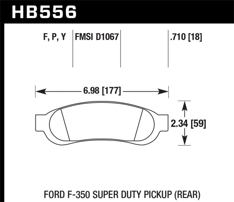 Hawk LTS Street Brake Pads - Black Ops Auto Works