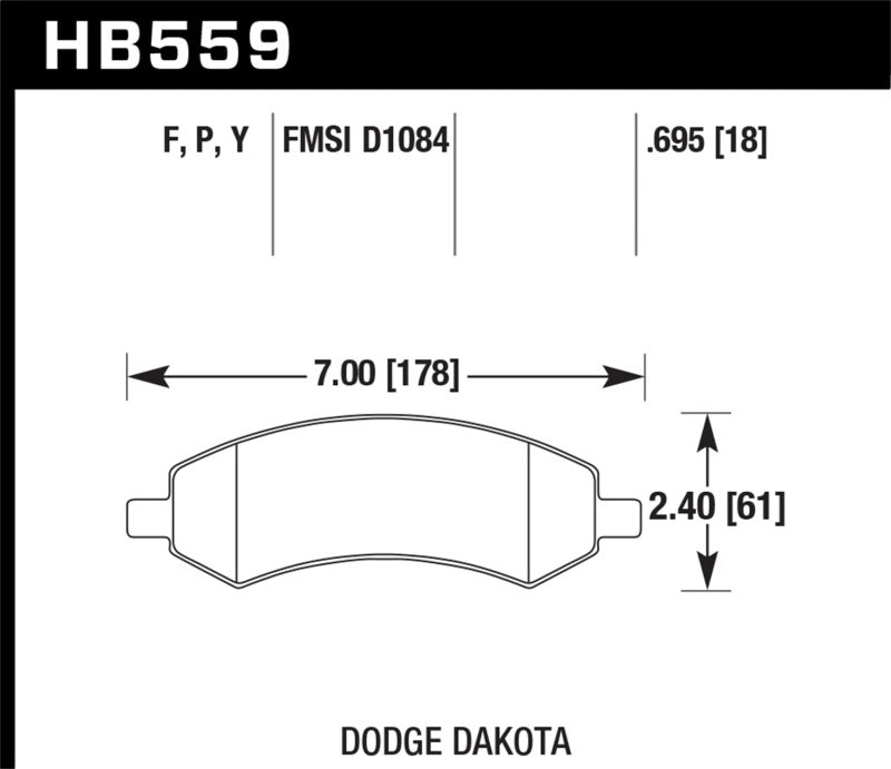 Hawk LTS Street Brake Pads - Black Ops Auto Works