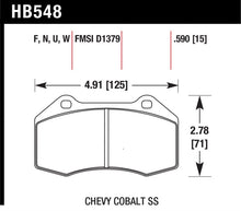Load image into Gallery viewer, Hawk Miata Brembo / Renault Clio / Cobalt SS HP+ Street Front Brake Pads - Black Ops Auto Works