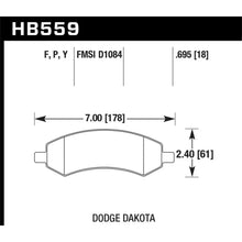 Load image into Gallery viewer, Hawk Performance Brake Pads - Performance for Dodge Durango - gallery image