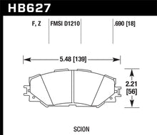 Load image into Gallery viewer, Hawk Performance Ceramic Street Brake Pads - Black Ops Auto Works