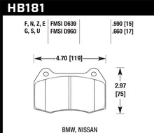 Load image into Gallery viewer, Hawk 94-97 BMW 840CI/850CI HPS Front Street Brake Pads - Hawk Performance KHB181F.660