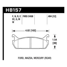 Load image into Gallery viewer, Hawk Performance HB157B.484 brake pads product view 2