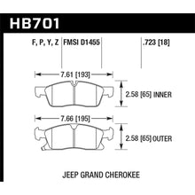 Load image into Gallery viewer, Manufacturer product dimensions diagram