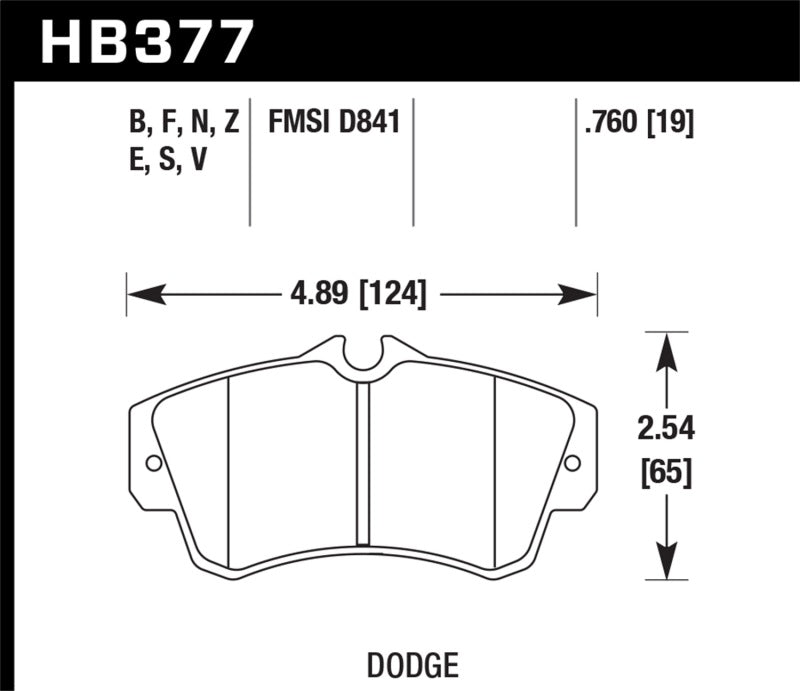 Hawk SRT4 HP+ Street Front Brake Pads - Black Ops Auto Works