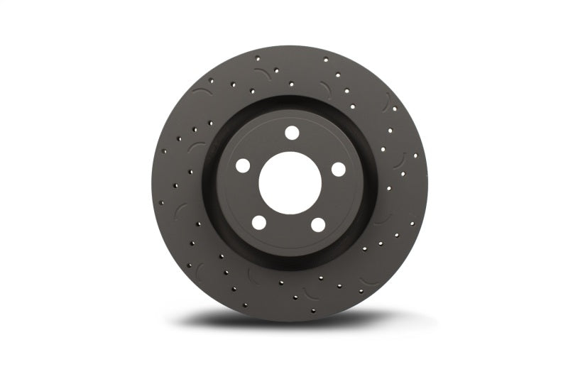 Hawk Talon 2007 Mazda 3 Mazdaspeed Drilled and Slotted Front Brake Rotor Set - Black Ops Auto Works
