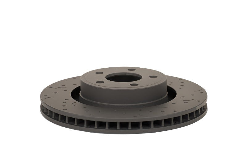 Hawk Talon 2010 Chrysler 300 C RWD / w/Vented Rear Discs Drilled and Slotted Front Brake Rotor Set - Black Ops Auto Works