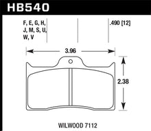 Load image into Gallery viewer, Hawk Wilwood 7112 Blue 9012 Race Brake Pads - Black Ops Auto Works