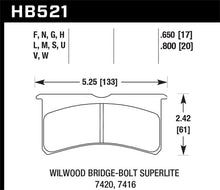 Load image into Gallery viewer, Hawk Wilwood Superlite DTC-30 Race Brake Pads - Black Ops Auto Works