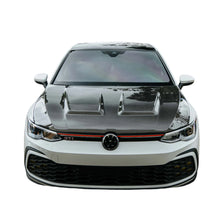 Load image into Gallery viewer, DV-style carbon fiber hood for 2022 VW Golf MK8