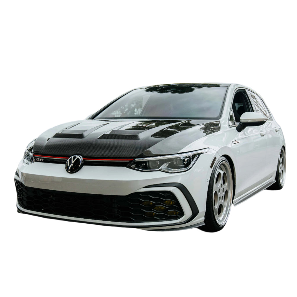 DV-style carbon fiber hood for 2022 VW Golf MK8