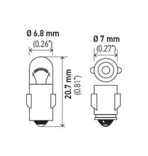 Load image into Gallery viewer, Hella 3898 12V 2W BA7s T2 Halogen Bulb (Min Order Qty 10) Hella HELLA3898