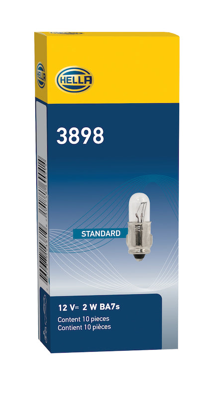 Hella 3898 12V 2W BA7s T2 Halogen Bulb (Min Order Qty 10) Hella HELLA3898