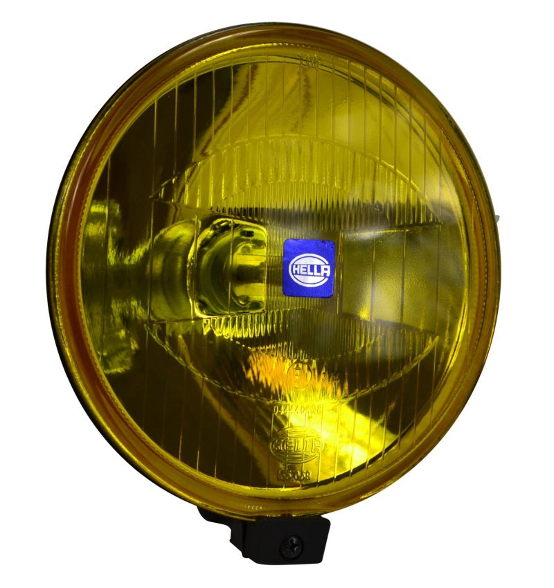 Hella 500 Series ECE 6.4in 55W Round Driving Beam Amber Light - Black Ops Auto Works