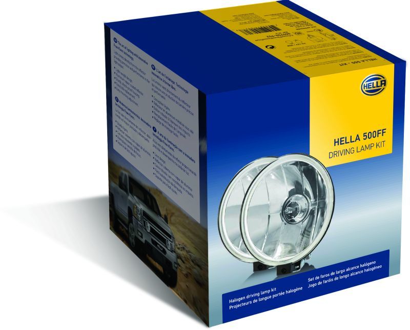 Hella 500FF 12V/55W Halogen Driving Lamp Kit - Black Ops Auto Works