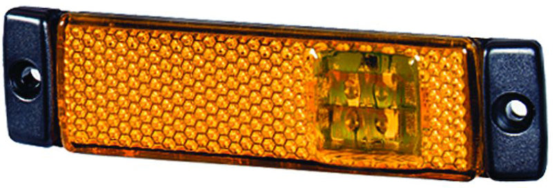 Hella 8645 Series 12V Amber Side Marker Lamp - Black Ops Auto Works