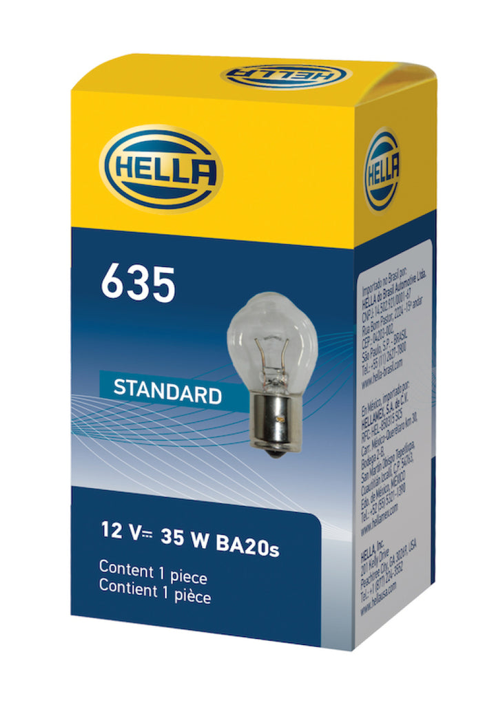Hella Bulb 635 12V 35W Ba20S B11 F2 (MOQ 10) Hella HELLA635
