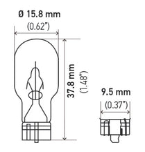 Load image into Gallery viewer, Hella Bulb 912 12V 13W W2.1X9.5d T5 Hella HELLA912