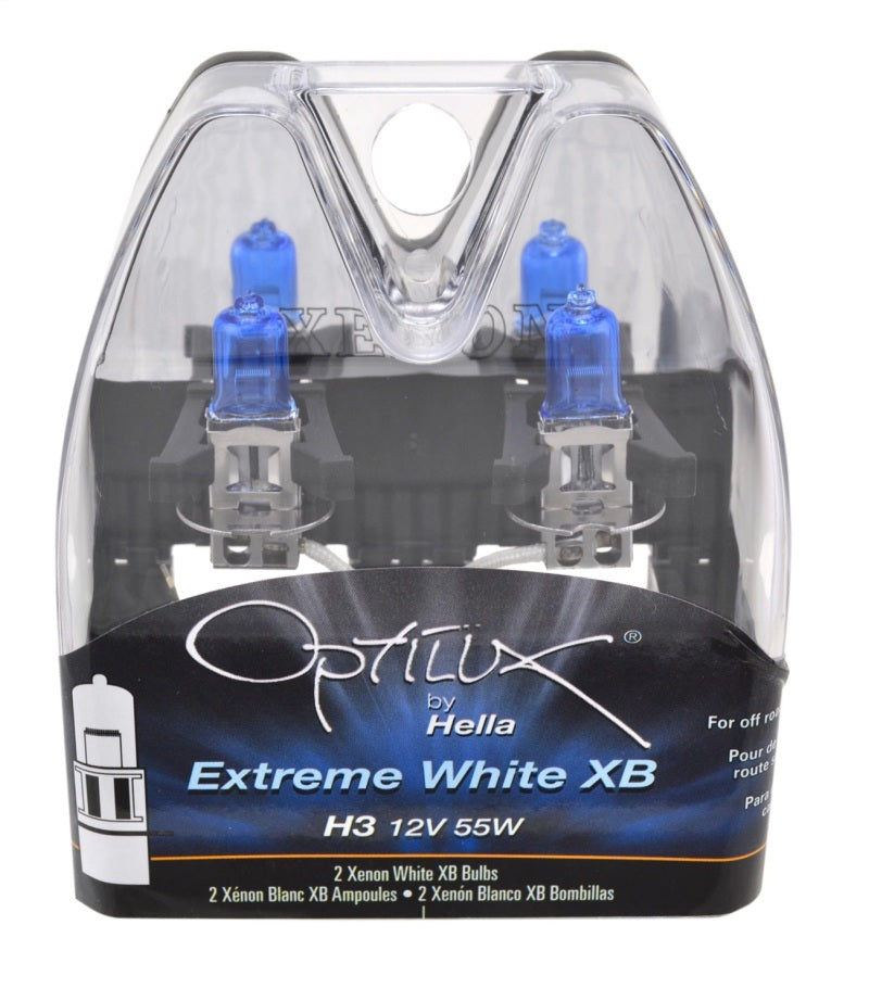 Hella H3 12V 55W Xen White XB Bulb (Pair) - Black Ops Auto Works