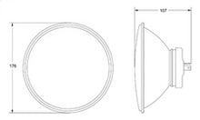 Load image into Gallery viewer, Hella 7 inch 165MM H4 ECE Head Lamp - Hella LA002395031