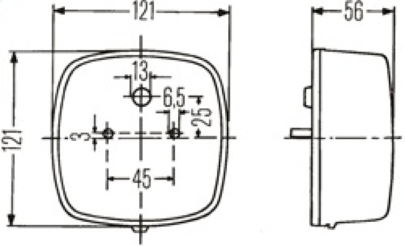 Hella 2578 Stop / Turn / Tail / License Plate Lamp - Hella LA002578701