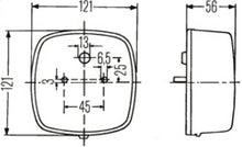 Load image into Gallery viewer, Hella 2578 Stop / Turn / Tail / License Plate Lamp - Hella LA002578701