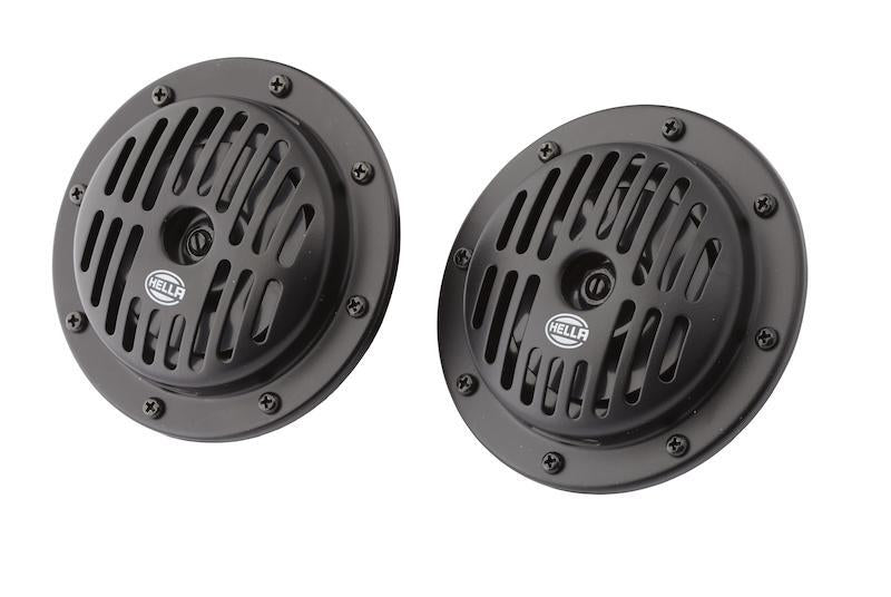 Hella Supertone Horn Kit 12V 310/380HZ HTone Black - Hella LA004811042