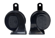 Load image into Gallery viewer, Hella Twin Trumpet Horn Kit 12V Universal - Black - Hella LA011225831