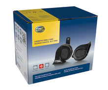 Load image into Gallery viewer, Hella Twin Trumpet Horn Kit 12V Universal - Black - Hella LA011225831