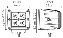 Load image into Gallery viewer, Hella HVF Cube 4 LED Off Road Kit - 3.1in 2X12W - Hella LA357204821