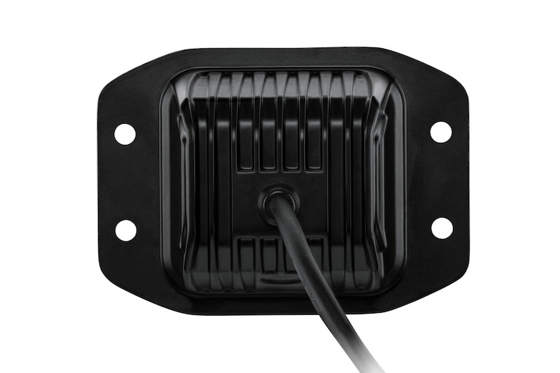 Hella Universal Black Magic 3.2in L.E.D. Cube Kit - Flood Beam (Flush Mount) - Hella LA358176831