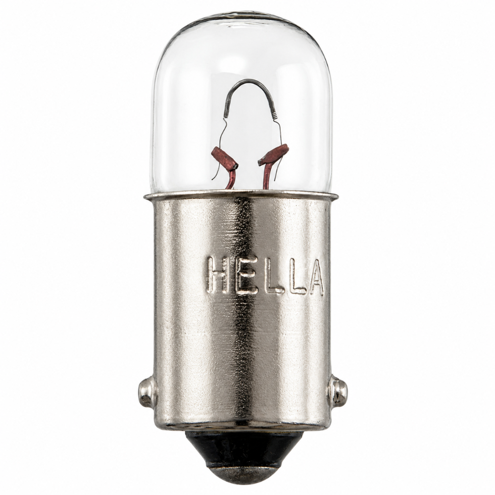 Hella 3893 Bulb 12V 4W BA9S T2.75 Pack of 2 - Hella LA3893TB