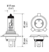 Load image into Gallery viewer, Hella H4 12V 130/90W Halogen Headlight Bulb - Universal - Hella LAH4 130/90W