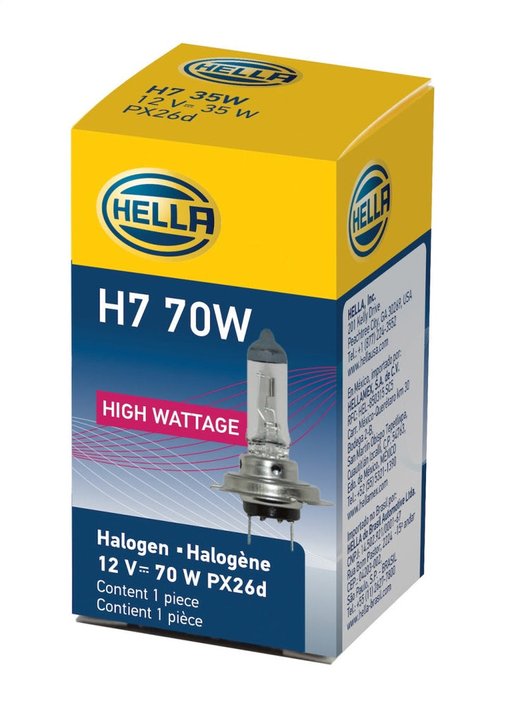 Hella Bulb H7 12V 70W PX26d T4.625 - Hella LAH7 70W