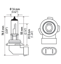 Load image into Gallery viewer, Hella H10 12V 65W Xen White Bulb (Pair) - Hella LAH71071012