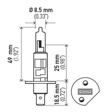 Load image into Gallery viewer, Hella Optilux H1 12V/55W XY Yellow Bulb - Black Ops Auto Works