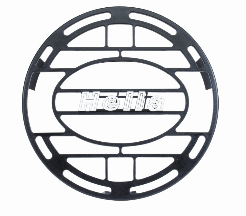 Hella Stone Shield Round Plastic Black Hella Logo Light Cover - Black Ops Auto Works